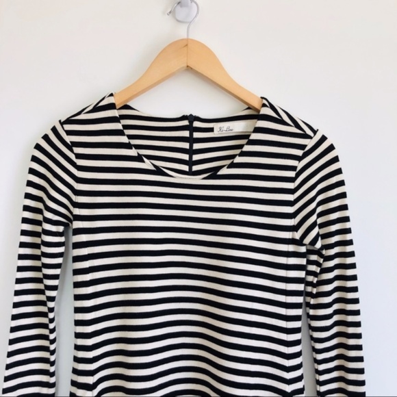Madewell Hi-Line Striped Dairy Dress - Picture 3 of 8